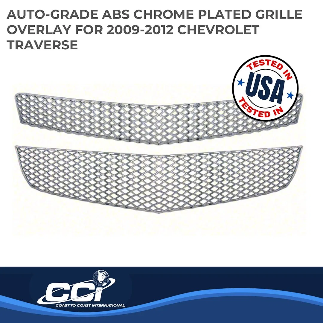 IWCGI75 – COAST2COAST Grille Insert, Overlay Mesh Style 2 Piece Chrome Plated ABS Plastic - view 2